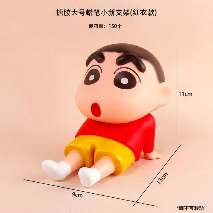 Red shinychan sitting