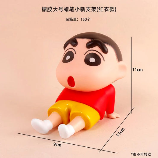 Red shinychan sitting